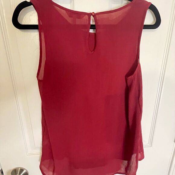 Juicy Couture sheer blouse tank beaded small - Picture 2 of 6